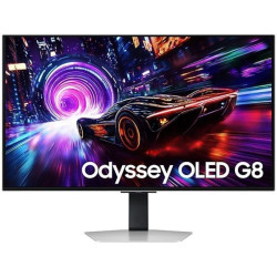 Monitor Gaming Samsung Odyssey OLED G8 S32FG812SU 32'/ 4K/ 0.03ms/ 240Hz/ QD-OLED/ Multimedia/ Regulable en altura/ Plata