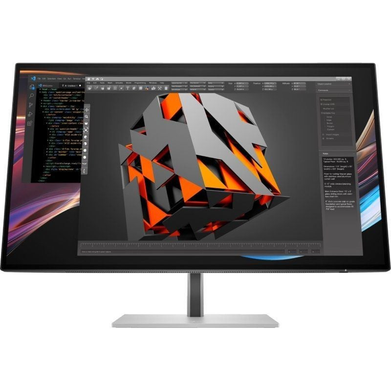 Monitor Profesional HP Pro serie 7 27'/ 4K/ Regulable en Altura/ Plata