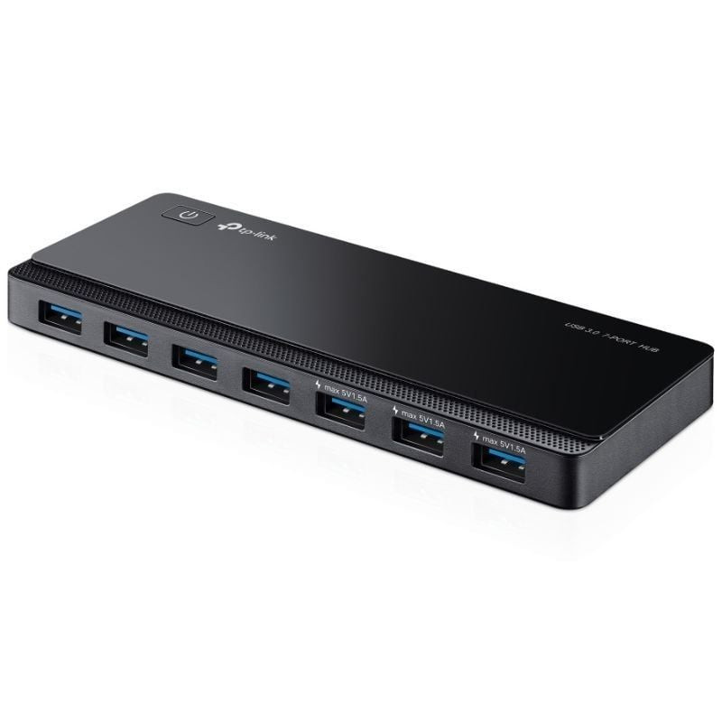 Hub USB 3.0 TP-Link UH700/ 7xUSB/ 1xMicroUSB DC/ Negro