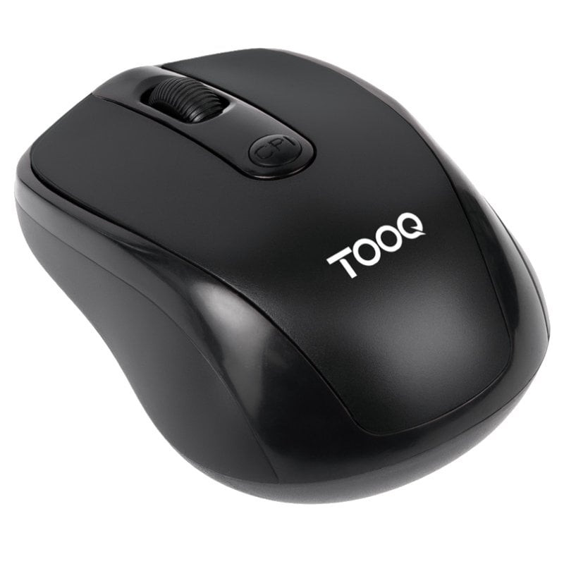 Ratón Inalámbrico TooQ TQMW-1103-B/ Hasta 1600 DPI