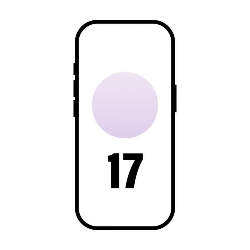 Smartphone Apple iPhone 17 512GB/ 6.3'/ 5G/ Lavanda