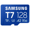 Tarjeta de Memoria Samsung P7 128GB microSD XC/ Clase 10/ 170MBs