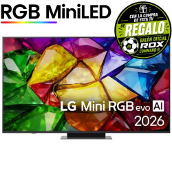 Televisor LG Mini RGB evo AI MRGB86 65MRGB86B6A 65'/ Ultra HD 4K/ Smart TV/ WiFi