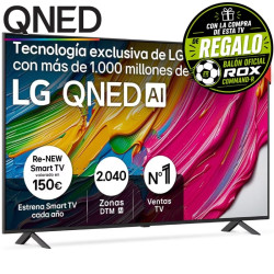 Televisor LG QNED AI QNED80 65QNED80A6A 65'/ Ultra HD 4K/ Smart TV/ WiFi