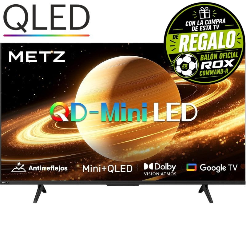 Televisor Metz QLED MiniLED 65MNH7000Z 65'/ Ultra HD 4K/ Smart TV/ WiFi
