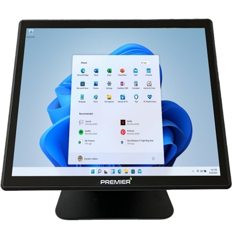 TPV Premier KT-97 FT Intel J6412/ 8GB/ 128GB SSD/ 15.6'/ Táctil/ Win11 IoT