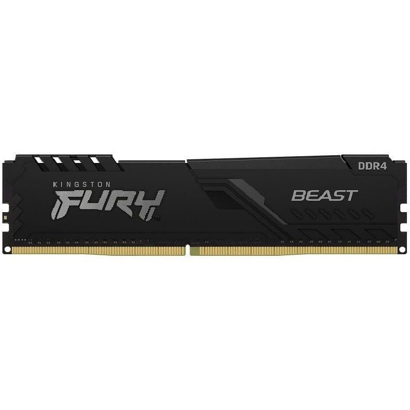 Memoria RAM Kingston FURY Beast RGB 16GB/ DDR4/ 3600MHz/ 1.35V/ CL18/ DIMM