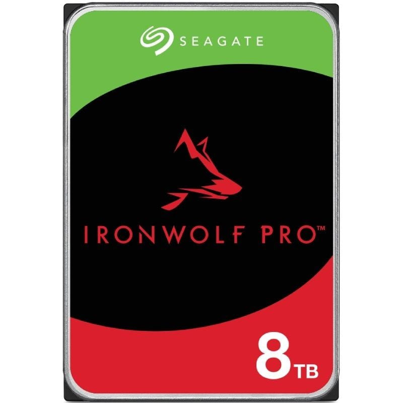 Disco Duro Seagate IronWolf Pro NAS ST8000NT001 8TB/ 3.5'/ SATA III/ 256MB
