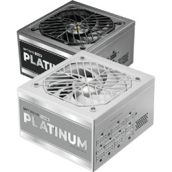 Fuente de Alimentación Mars Gaming MPT1000/ 1000W/ Ventilador 14cm/ ATX 3.1/ PCIe 5.1/ 80 Plus Platinum/ Blanca
