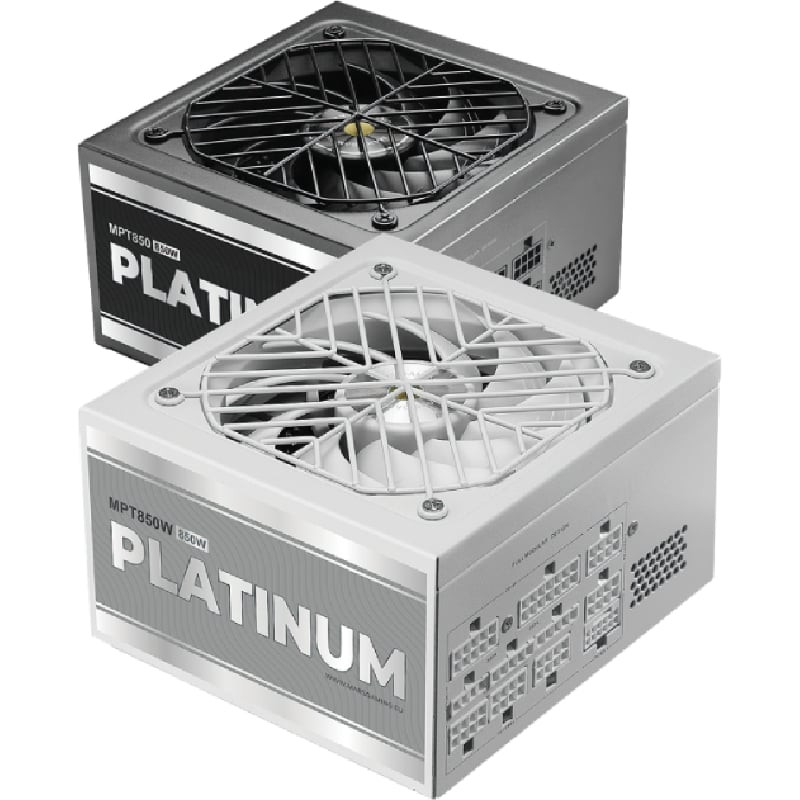 Fuente de Alimentación Mars Gaming MPT850/ 850W/ Ventilador 14cm/ ATX 3.1/ PCIe 5.1/ 80 Plus Platinum/ Blanca