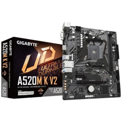 Placa Base Gigabyte A520M K V2 Socket AM4/ DDR4/ PCIe 3.0/ Micro ATX