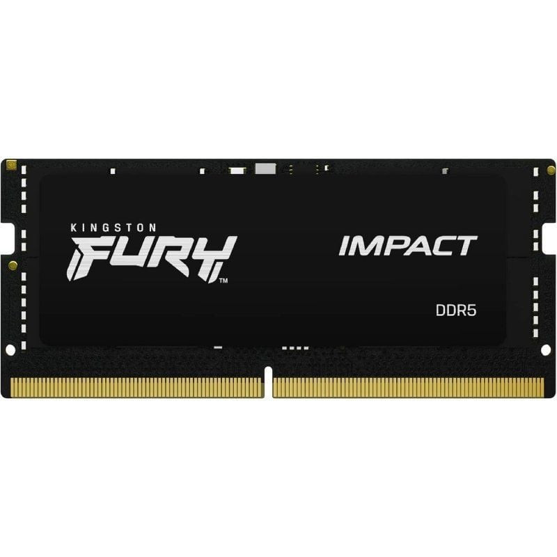 Memoria RAM Kingston FURY Impact 32GB/ DDR5/ 5600MHz/ 1.1V/ CL40/ SODIMM