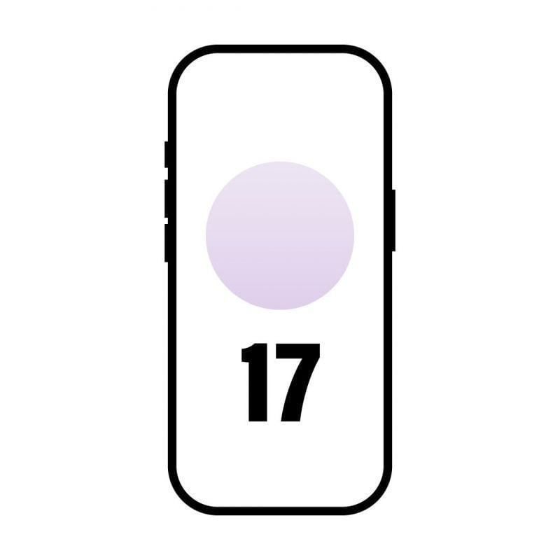 Smartphone Apple iPhone 17 256GB/ 6.3'/ 5G/ Lavanda