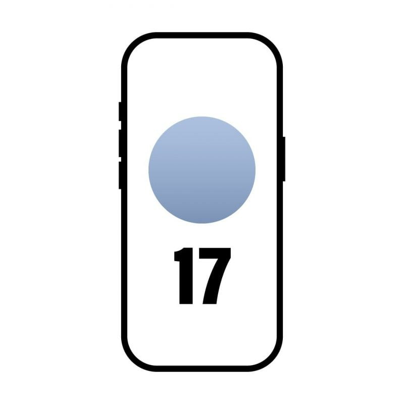Smartphone Apple iPhone 17 512GB/ 6.3'/ 5G/ Azul Neblina