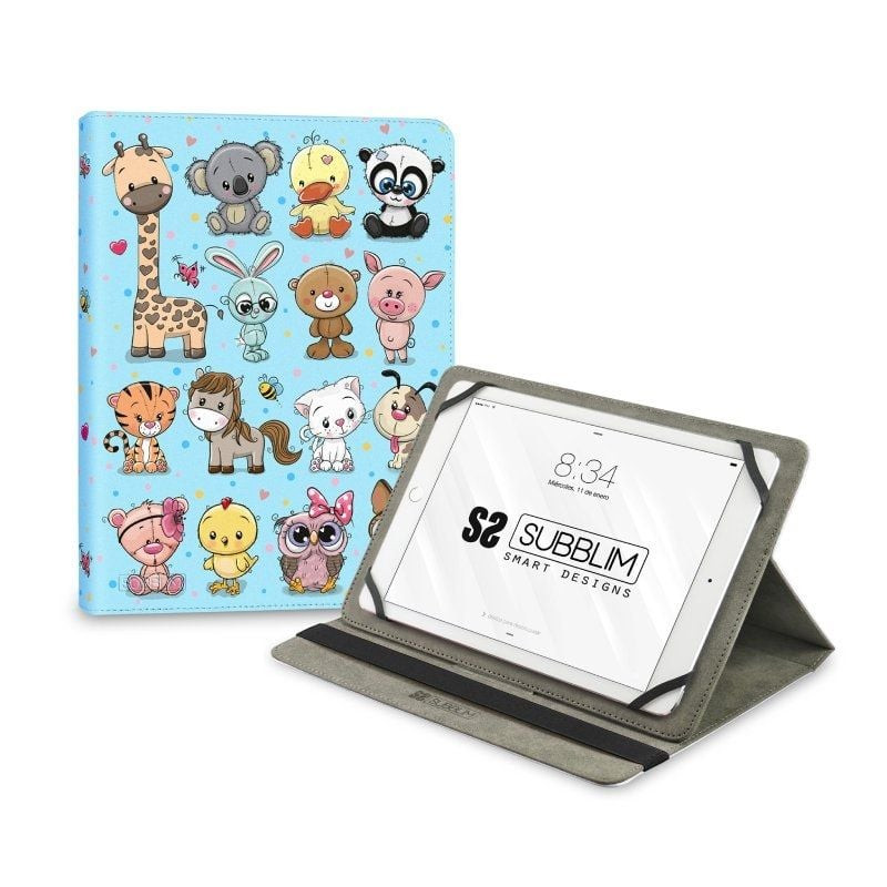 Funda Subblim Trendy Case Animals para Tablets de 9.6'-11'