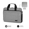Maletín Subblim Air Padding Laptop Bag para Portátiles hasta 15.6'/ Cinta para Trolley/ Gris