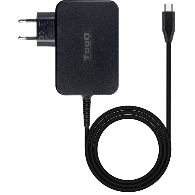 Cargador de Portátil GaN TooQ TQLC-USBCGAN100PD USB Tipo-C/ 100W/ Automático/ Voltaje 5-20V