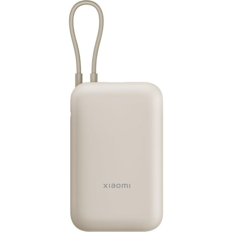 Powerbank 10000mAh Xiaomi Power Bank Integrated Cable/ 22.5W/ Beige