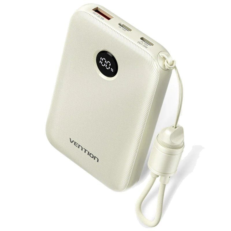 Powerbank 10000mAh Vention FKAN0-C/ 22.5W/ Gris