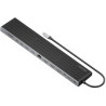 Hub USB Tipo-C Aisens ASUC-13P042-GR/ 2xUSB Tipo-C/ 1xUSB Tipo-C PD/ 2xUSB/ 2xHDMI/ 1xDisplayPort/ 1xLector de Tarjetas/ 1xJa...
