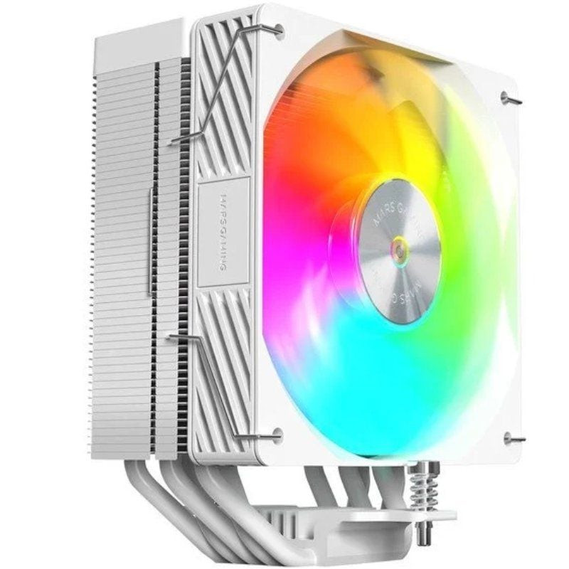 Ventilador con Disipador Mars Gaming MCPU-X5ARGB/ 12cm/ Blanco